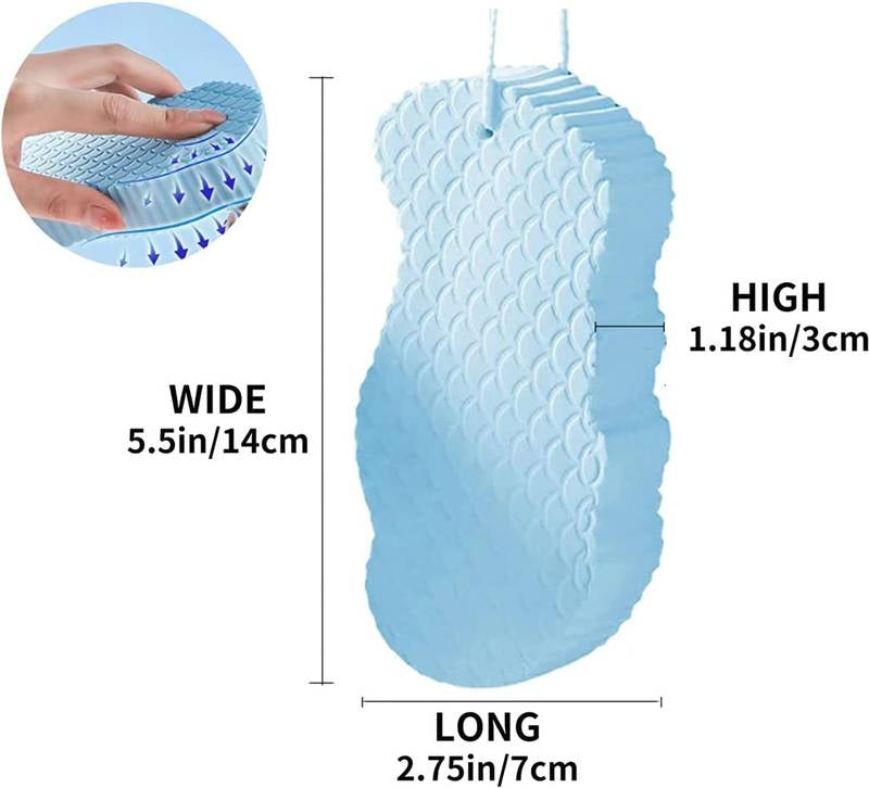 Ultra-Soft Painless Baby Bath Sponge – Gentle Exfoliating Body Scrubber for Toddlers & Infants