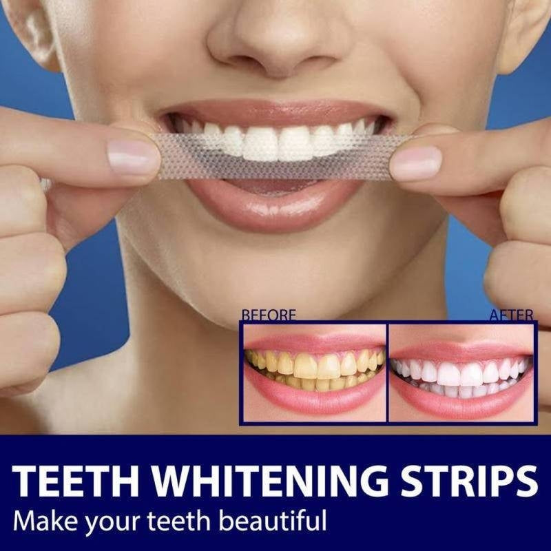 Eelhoe Teeth Whitening Strips (7-Pair Box Set) – Advanced Non-Sensitive Home Dental Whitening Kit