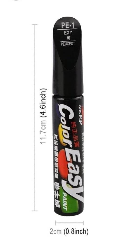 ColorEasy paint marker with dimensions on a white background