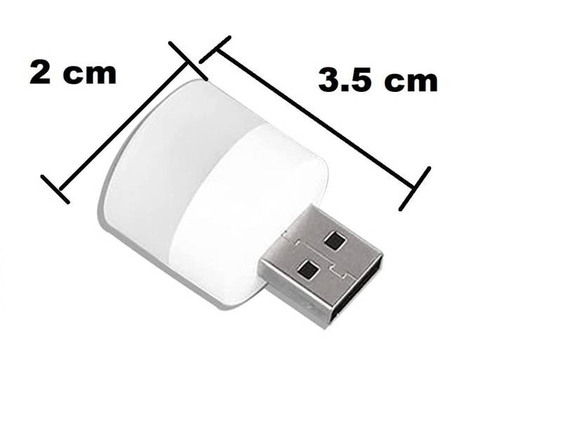 Mini USB LED Night Light – Compact Plug-in Eye Protection Lamp for Bedroom, Laptop & Power Bank