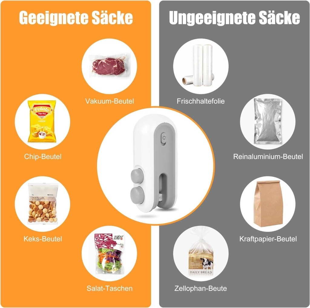 2-in-1 Mini USB Rechargeable Bag Sealer & Cutter | Portable Heat Sealer for Snack Storage
