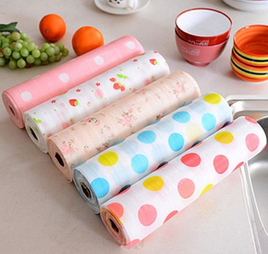 Anti-Slip Kitchen Cabinet Shelf Liner Roll | Waterproof Drawer & Cupboard Foam Mat (30x300cm)