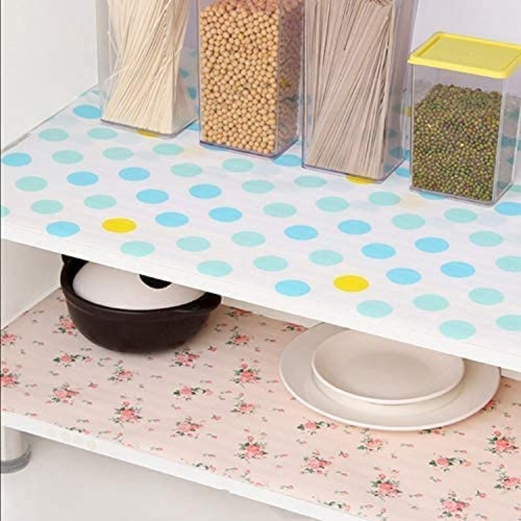 Anti-Slip Kitchen Cabinet Shelf Liner Roll | Waterproof Drawer & Cupboard Foam Mat (30x300cm)