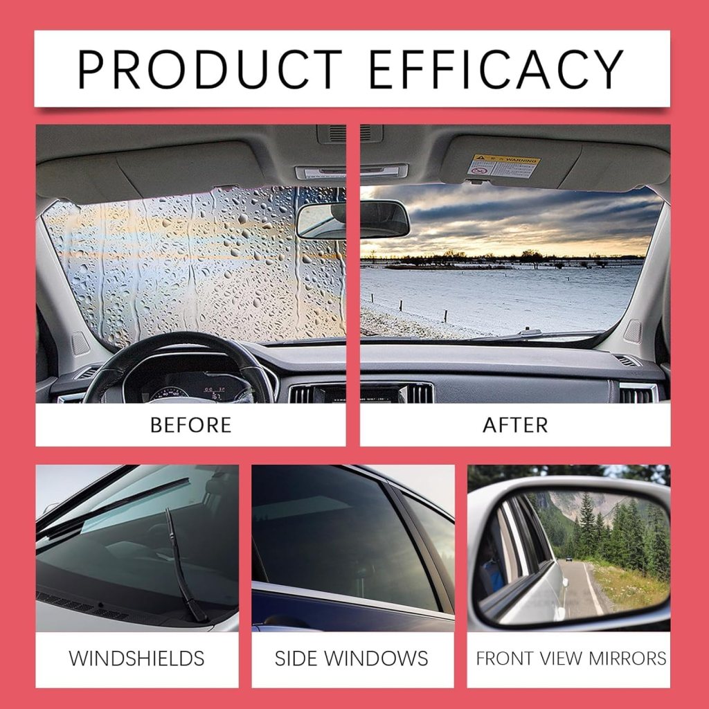 Car Glass Oil Film Cleaner Brush | Windshield Restorer & Rain Repellent Applicator