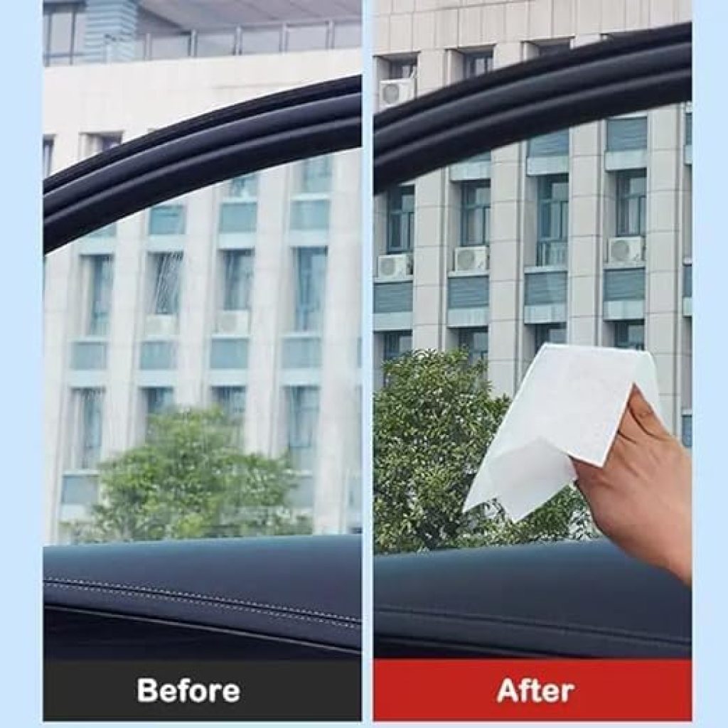 80 Pcs Multi-Surface Car Interior Cleaning Wipes | Matte Finish Dashboard & Leather Wet Wipes