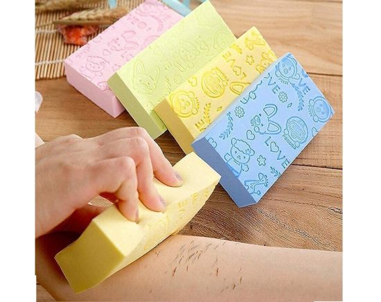 Ultra-Soft Exfoliating Bath Scrubber Sponge | Magic Dead Skin Remover Pouf