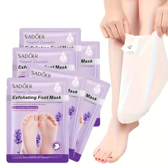 Exfoliating Foot Peeling Mask | Natural Lavender Dead Skin & Callus Remover