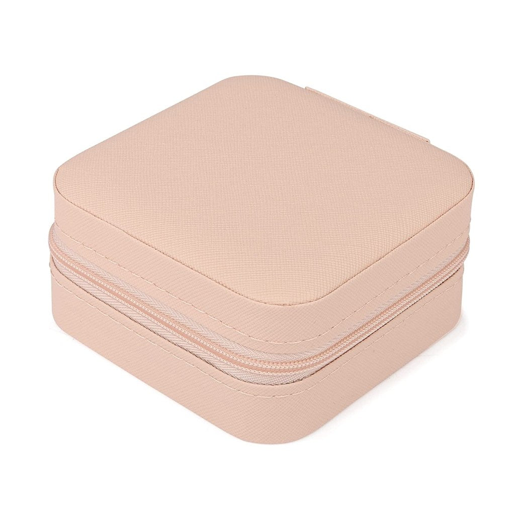 Premium PU Leather Mini Jewelry Box Organizer | Portable Travel Jewelry Case