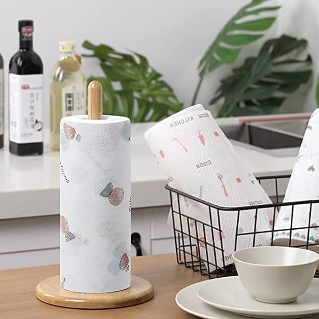 Reusable Kitchen Tissue Roll | Washable & Non-Stick Cleaning Cloth Wipes