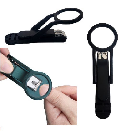 Nail Clipper with Magnifying Glass | Ergonomic Senior & Baby Care Nail Cutter