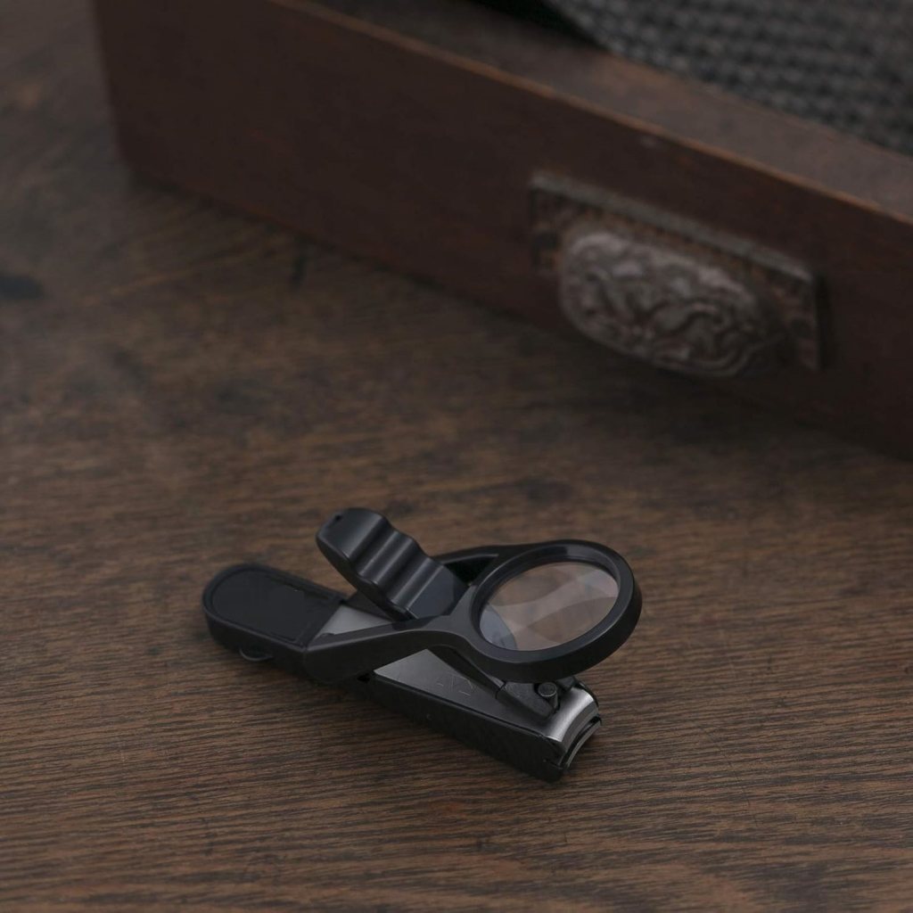 Nail Clipper with Magnifying Glass | Ergonomic Senior & Baby Care Nail Cutter