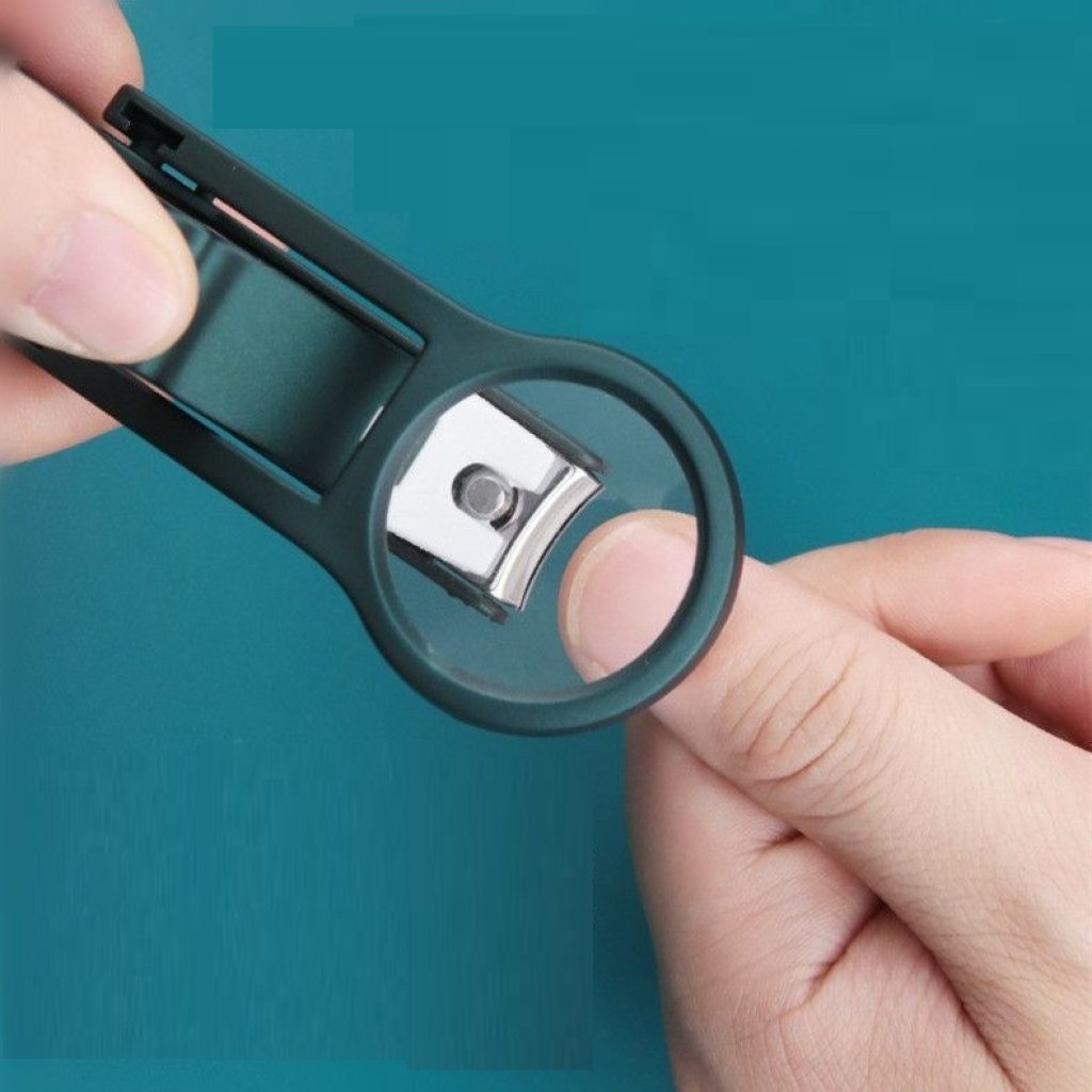 Nail Clipper with Magnifying Glass | Ergonomic Senior & Baby Care Nail Cutter
