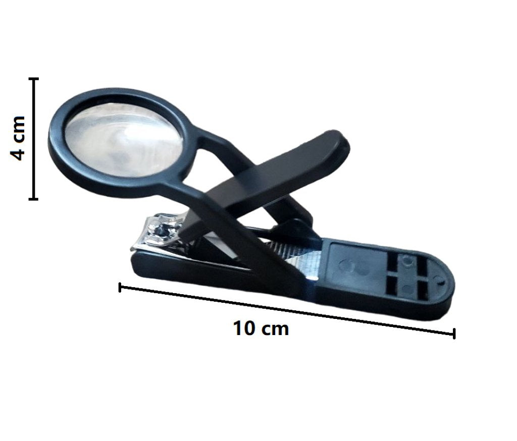 Nail Clipper with Magnifying Glass | Ergonomic Senior & Baby Care Nail Cutter