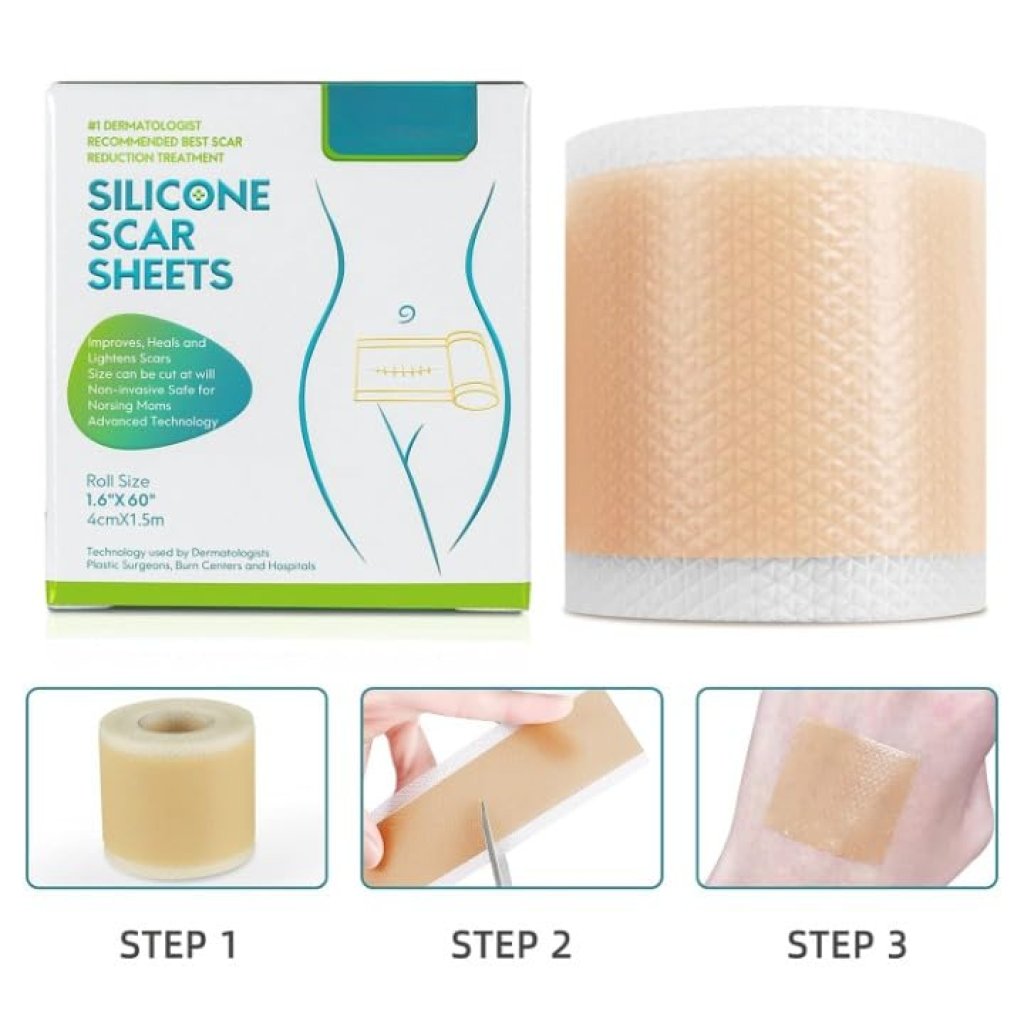 Medical Silicone Scar Removal Tape Roll | Advanced Keloid & C-Section Scar Treatment
