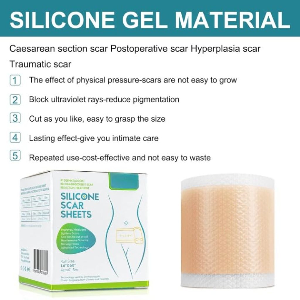 Medical Silicone Scar Removal Tape Roll | Advanced Keloid & C-Section Scar Treatment