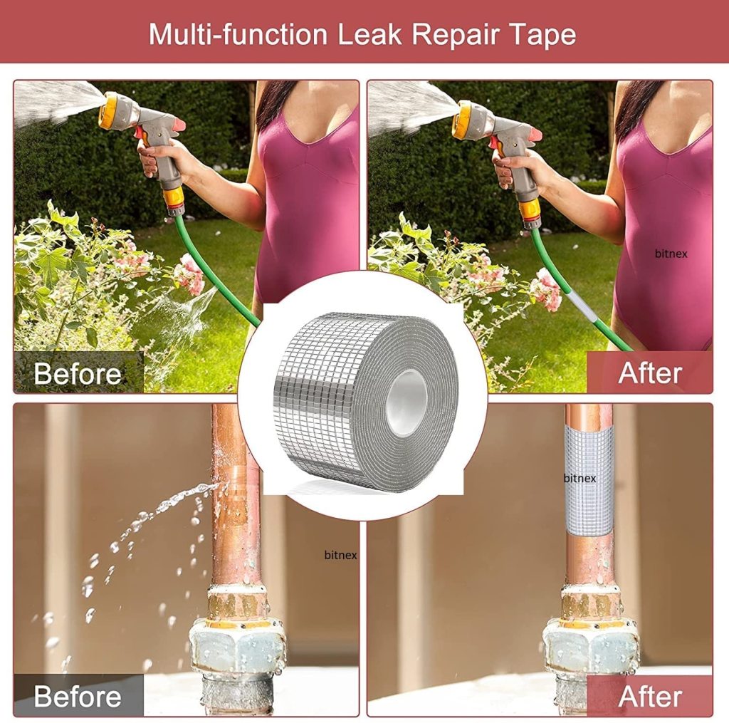 Waterproof Aluminum Butyl Tape | 5-Meter Heavy-Duty Roof & Pipe Leak Repair Flash Tape