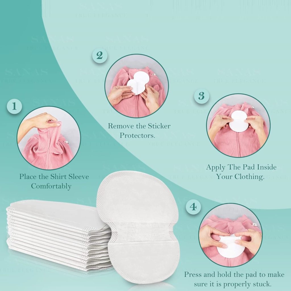 Disposable Underarm Sweat Pads | 10-Pack Ultra-Absorbent Shield Guards