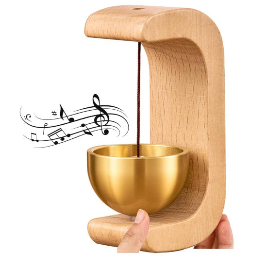 Aesthetic Wooden Shopkeeper’s Bell | Magnetic Decorative Welcome Door Chime