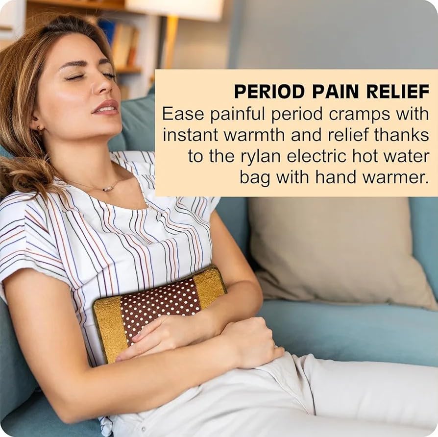 Velvet Heating Bag, Heat Bags for Pain Relief with soft velvet hand pocket, Electric hot Pad, Heat Water Bottle (Multi Color)
