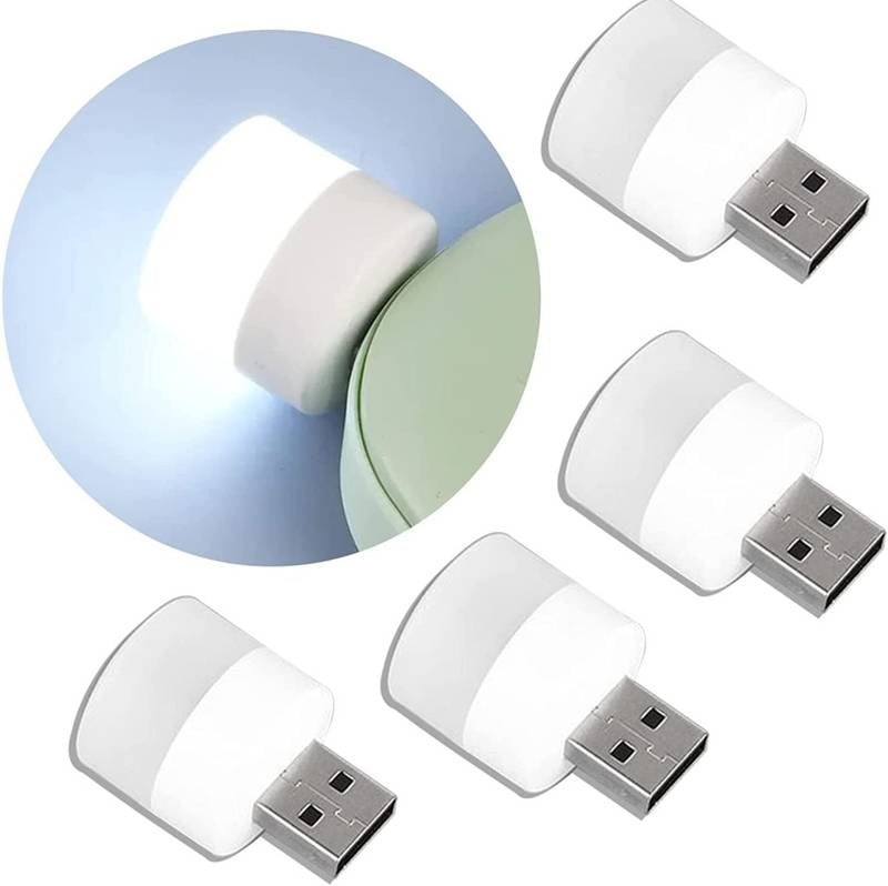 Mini USB LED Night Light – Compact Plug-in Eye Protection Lamp for Bedroom, Laptop & Power Bank