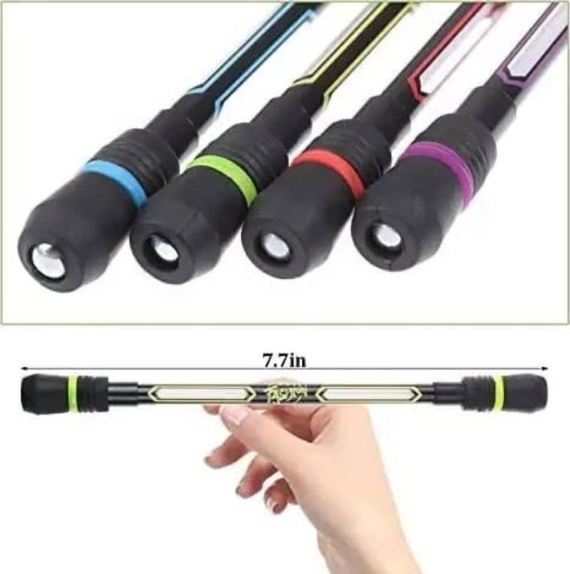 Set of telescopic handles with color-coded accents and a hand holding one for scale.
