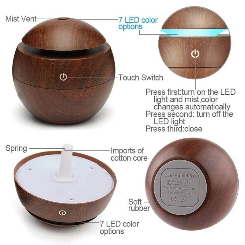 Wooden Humidifier Diffuser 