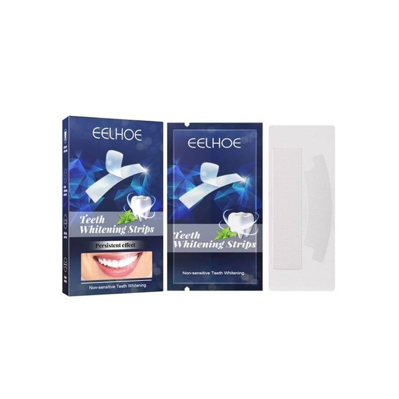 Eelhoe Teeth Whitening Strips (7-Pair Box Set) – Advanced Non-Sensitive Home Dental Whitening Kit