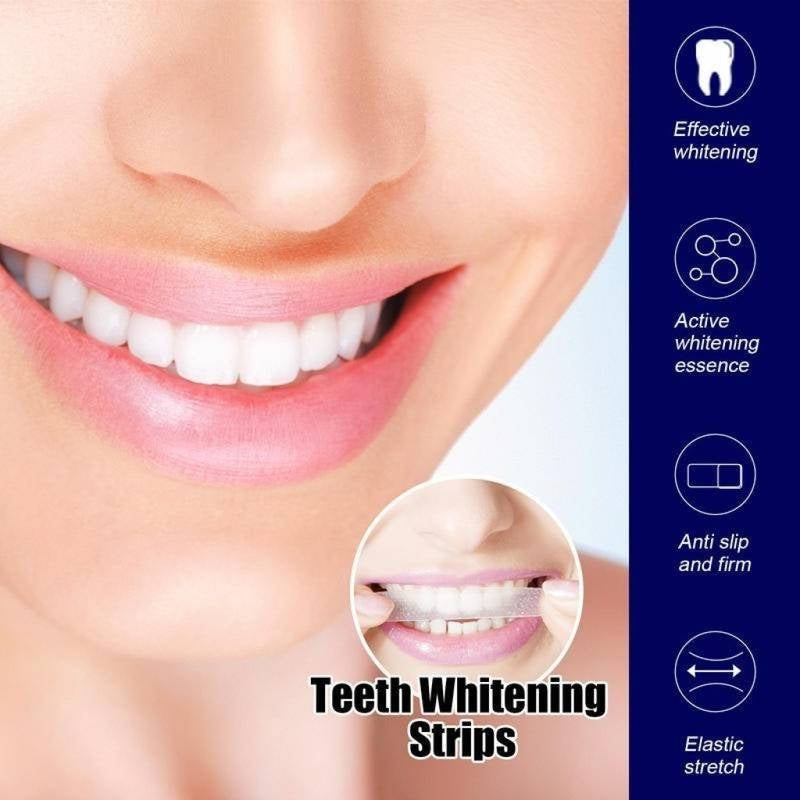 Eelhoe Teeth Whitening Strips (7-Pair Box Set) – Advanced Non-Sensitive Home Dental Whitening Kit
