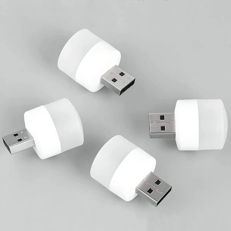 Mini USB LED Night Light – Compact Plug-in Eye Protection Lamp for Bedroom, Laptop & Power Bank