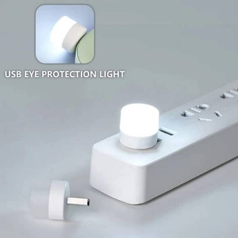 Mini USB LED Night Light – Compact Plug-in Eye Protection Lamp for Bedroom, Laptop & Power Bank