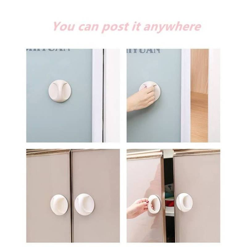 Product being used on various surfaces with text 'You can post it anywhere'.