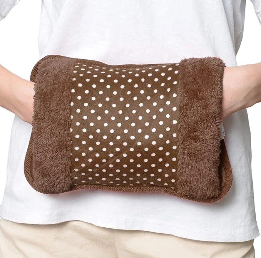 Velvet Heating Bag, Heat Bags for Pain Relief with soft velvet hand pocket, Electric hot Pad, Heat Water Bottle (Multi Color)