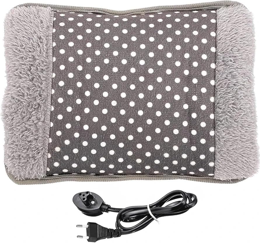 Velvet Heating Bag, Heat Bags for Pain Relief with soft velvet hand pocket, Electric hot Pad, Heat Water Bottle (Multi Color)