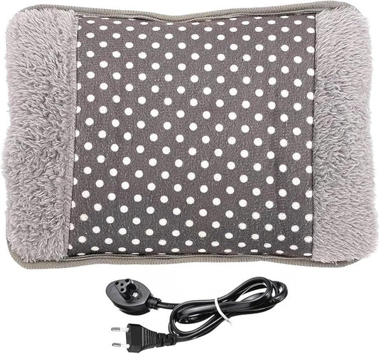 Velvet Heating Bag, Heat Bags for Pain Relief with soft velvet hand pocket, Electric hot Pad, Heat Water Bottle (Multi Color)