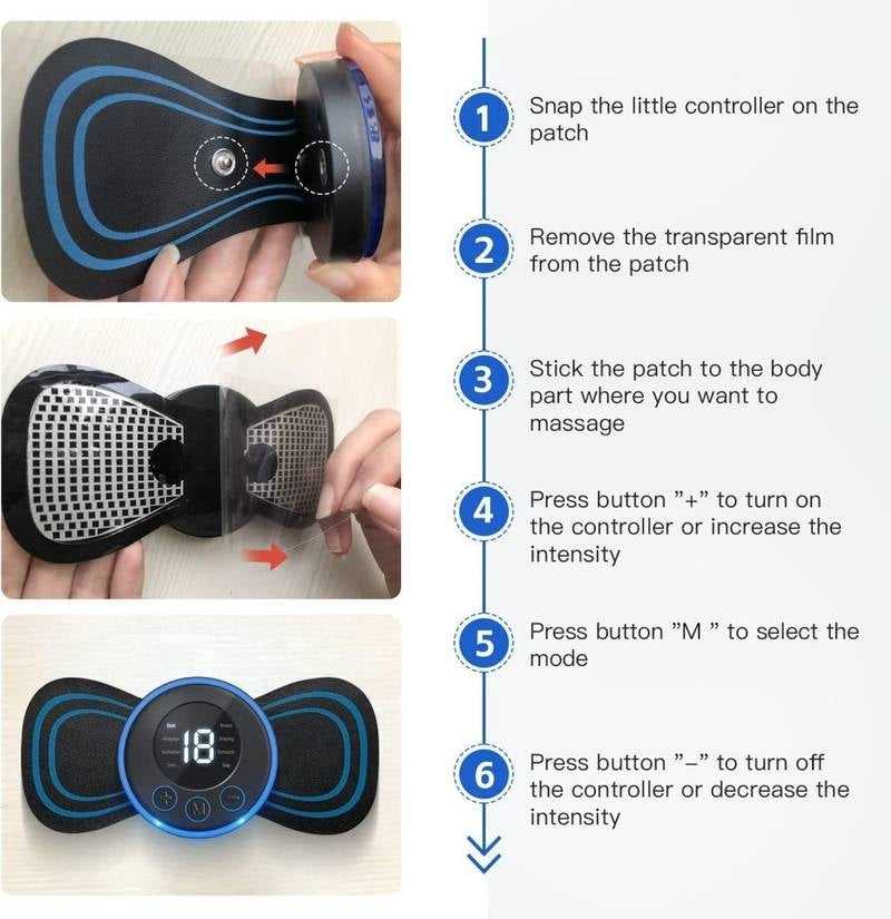 EMS mini massager butterfly Massager