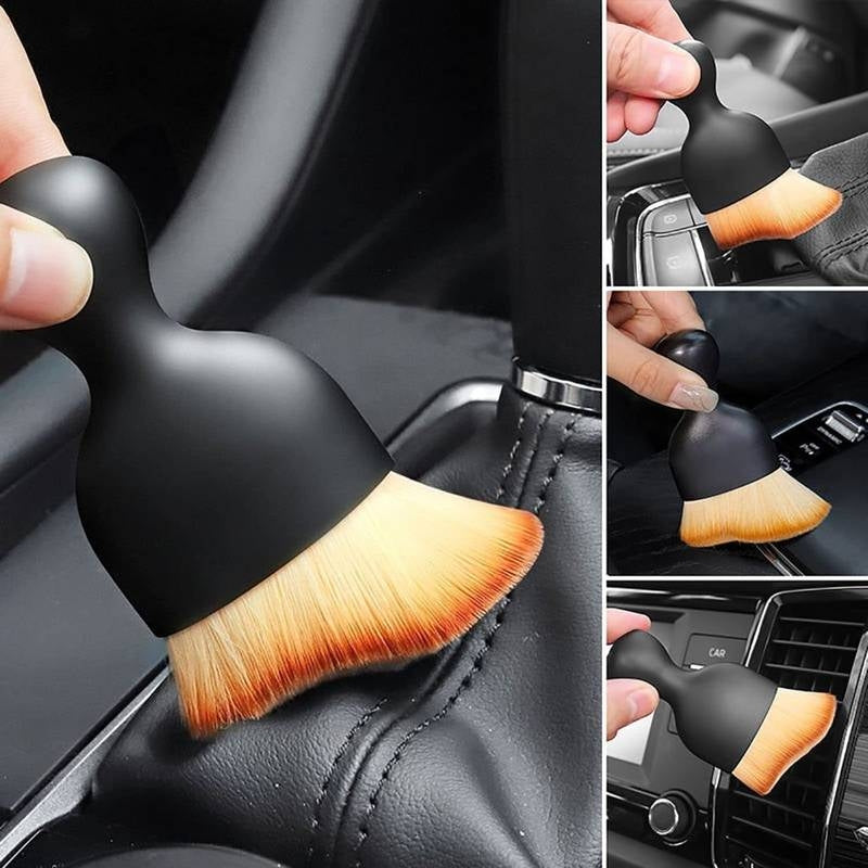 Ultra-Soft Car Interior Detailing Brush – Scratch-Free Duster for Dashboard, Air Vents, and Center Console