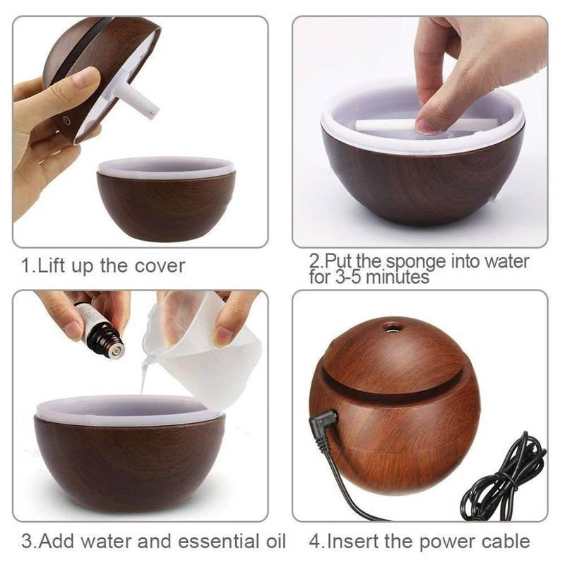 Wooden Humidifier Diffuser 