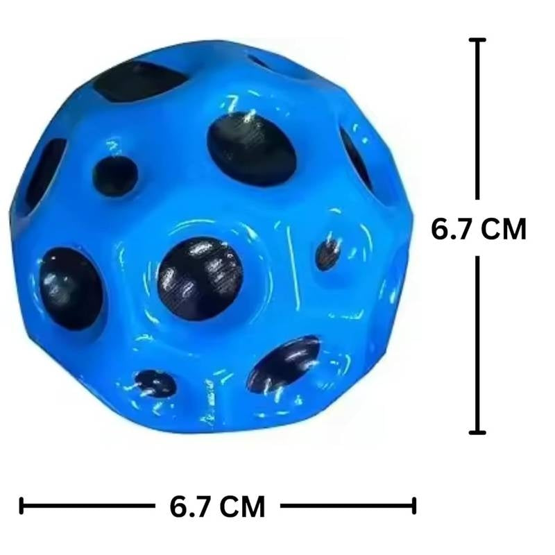 High-Bounce Moon Ball Space Ball – Extreme Gravity-Defying Bouncing Ball with Unique "Pop" Sound – Durable Easy-Grip Sensory Toy for Kids & Adults – Perfect for Games, Fitness & Stress Relief